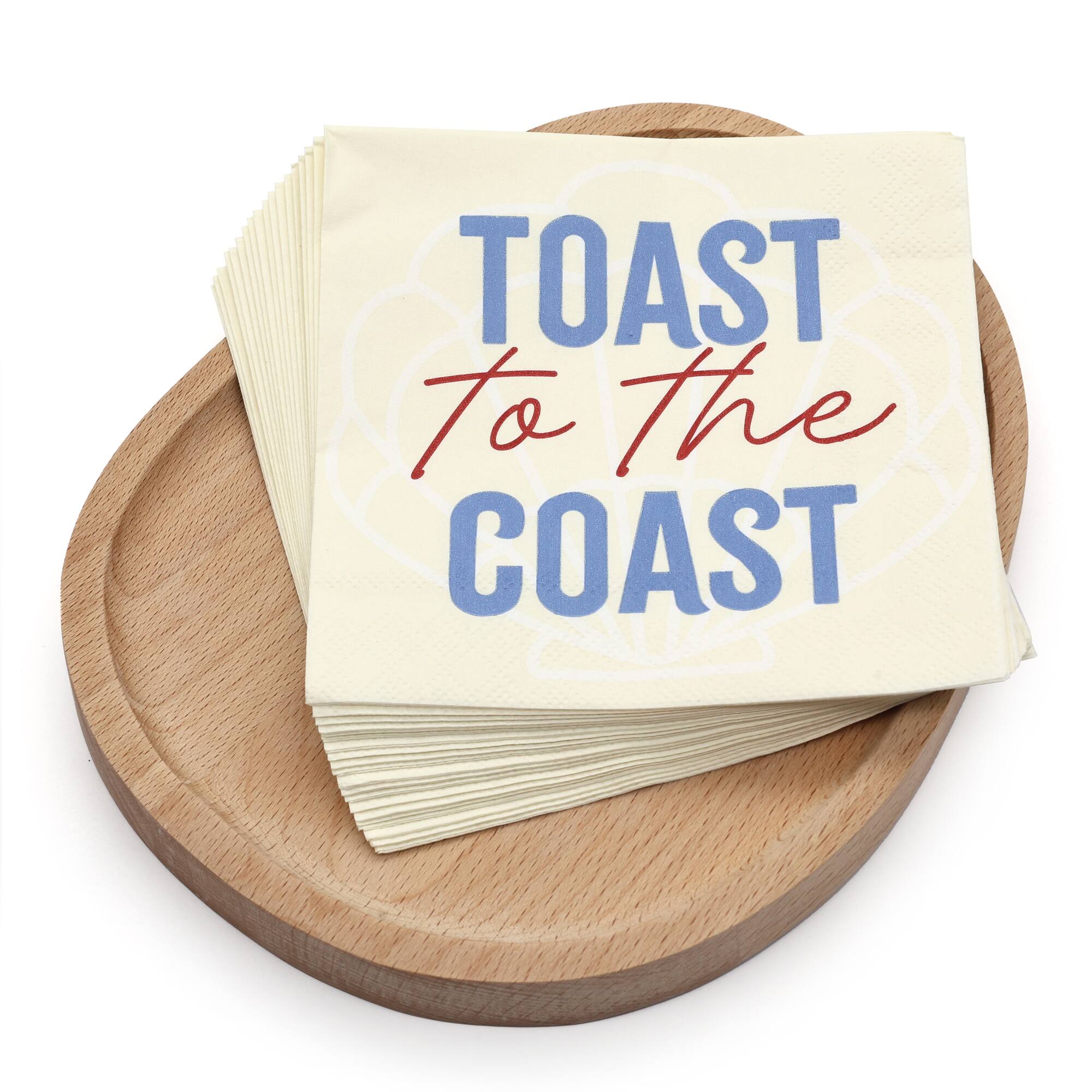 Modern Coast Toast Beverage Napkins, 20ct. by Celebrate It™